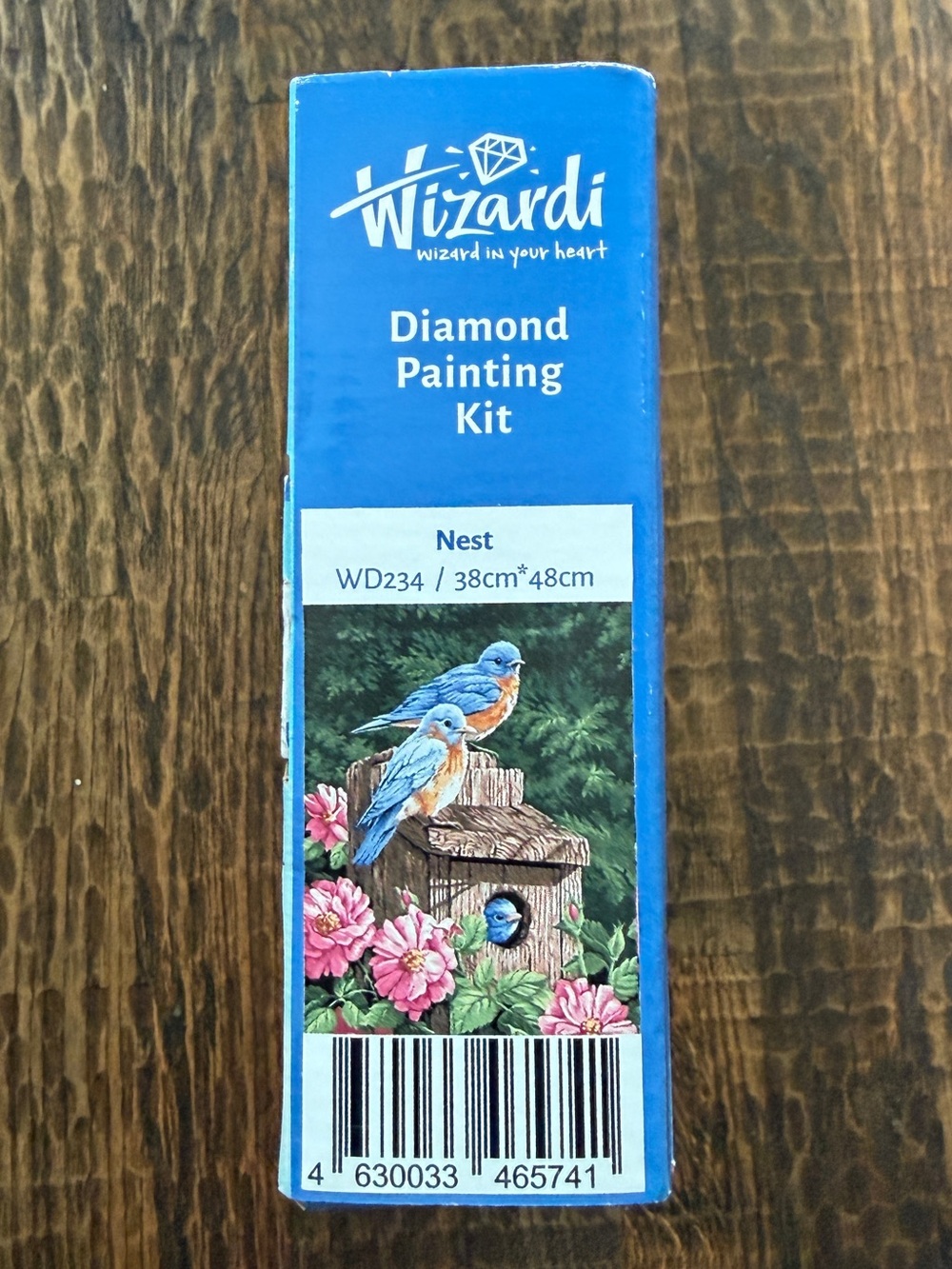 NEW Wizardi Diamond Painting Kit - Nest WD234 Birds